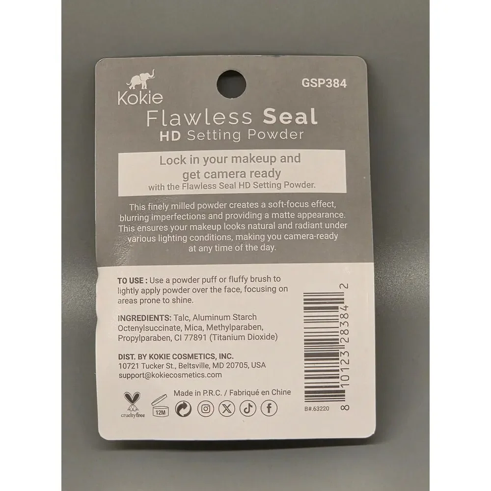 Kokie Flawless Seal HD Setting Powder